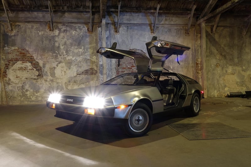 Delorean with Flux Capacitor